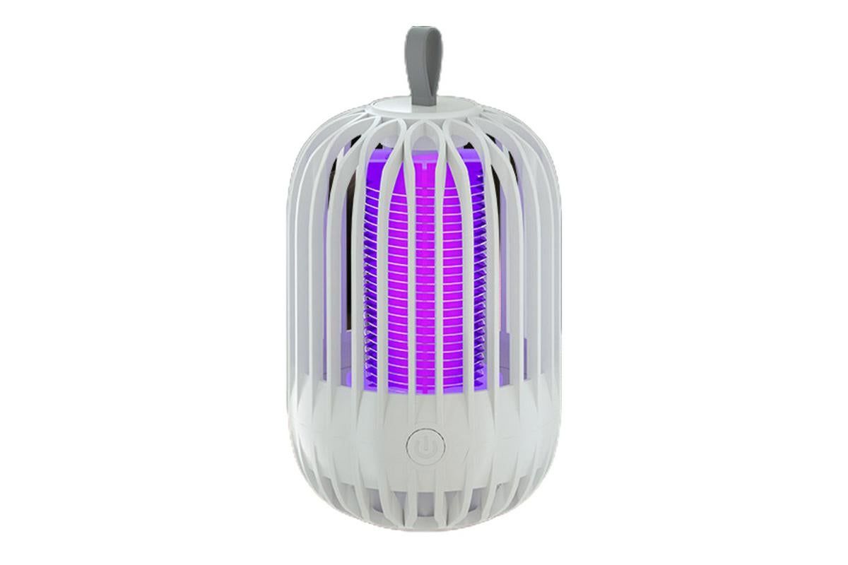 USB Electric Mosquito Killer Lamp Mosquito Zapper Trap Bug Zapper lectric Fly Traps Insect Pest Control for Home, Backyard, Patio, Camping, Fishing (Pink)
