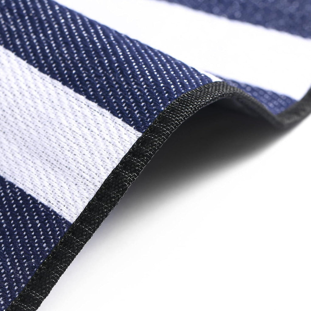 Outdoor Picnic Blanket Waterproof Mat Extra Wide Camping Tent Ground Sheet for Hiking and Outdoor Activities - Blue S