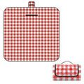 Foldable Picnic Mat Water-resistant Soft Camping Blanket Beach Outdoor Mat Red L