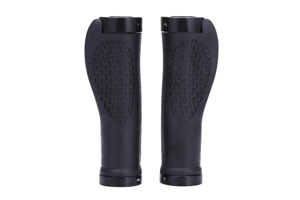 Cycling Lock-On MTB Ergonomic Mountain Bike Rubber Grips Bicycle Handlebar - Black