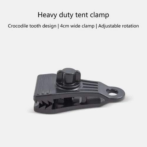10Pcs Tarp Clips Lock Grip Tarp Clamps Pool Cover Clips Tent Fasteners Holder for Awnings Outdoor Camping