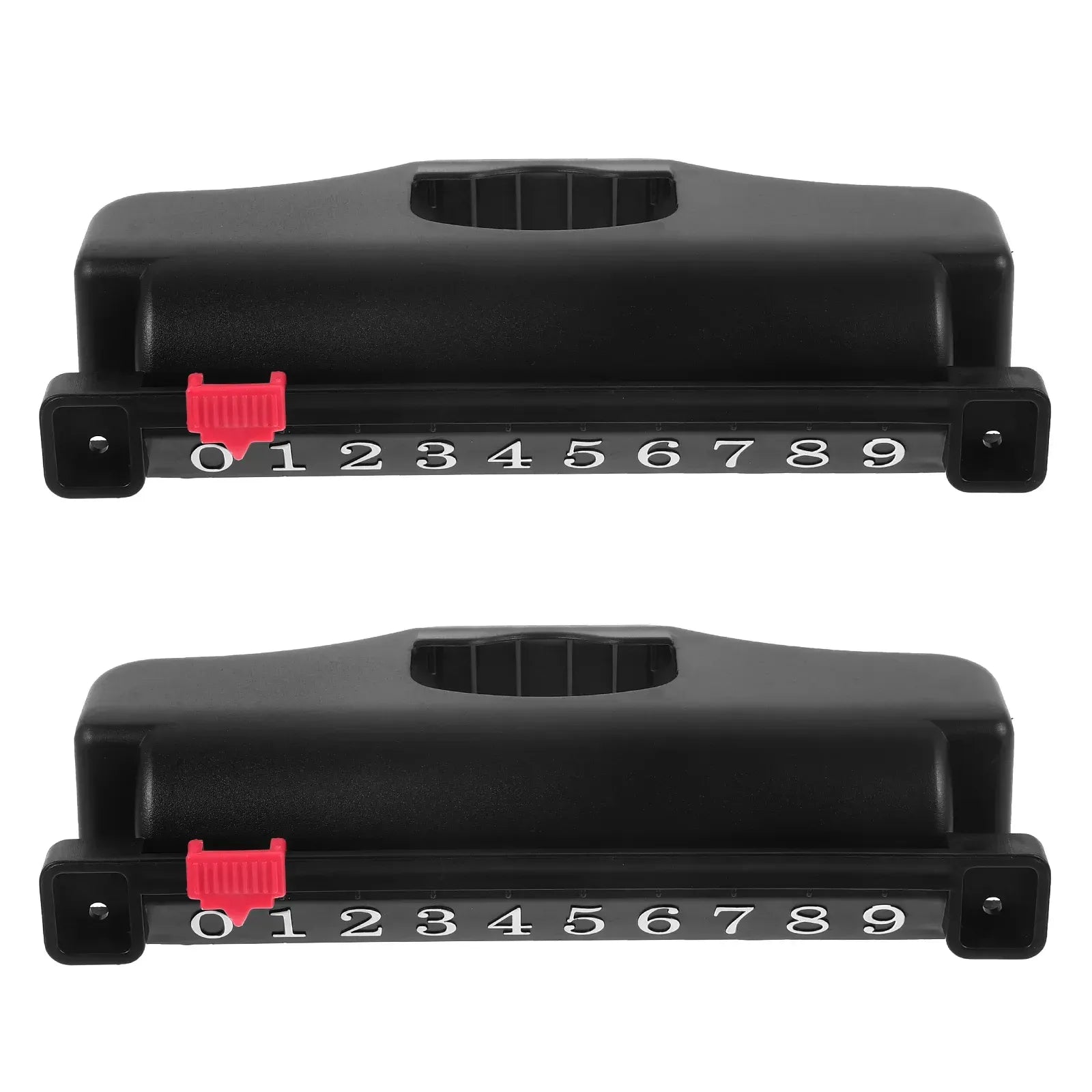 2Pcs Air Hockey Ice Hockey Table Scorekeepers Field Accessories Plastic Goal Counters Scoring Boxes - Black