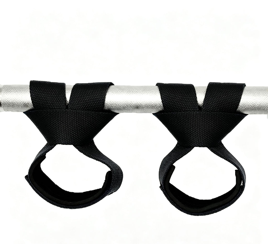 Gym Lifting Straps Barbell Deadlift Booster Belt Fitness Anti-slip Hand Wraps Wrist Straps Fitness Training Auxiliary Belt - Black S