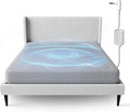 Grounding Fitted Sheet Bed Earthing Fitted Sheet AU Plug Grounding Connection Cord Conductive Mat (Gray, Double 137x190cm+33cm)