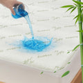 Bamboo Mattress Protector,Breathable Waterproof Mattress Cover,3D Air Fabric Cooling Bed Pad Cover, Deep Pocket 40cm(King,Green)