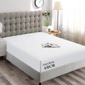 Hotel Quality Fitted Sheet - 1 Piece Fitted Sheet  -Breathable Bedding - Wrinkle, Fade, Stain Resistant- 16inch/40cm Deep Pocket Fitted Bed Sheet-Wrinkle and Fade Resistant,(White,Queen)