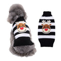 Dog Sweater Acrylic Knit Christmas Black and White Deer L Size: L; Neck (cm): 32-38; Bust (cm): 44-50; Back length (cm): 31-35; Recommended pet weight (kg): 7.0 - 10.0