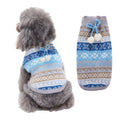 Dog Sweater Acrylic Knit Christmas Blue hanging white Bell L Size: L; Neck (cm): 32-38; Bust (cm): 44-50; Back length (cm): 31-35; Recommended pet weight (kg): 7.0 - 10.0