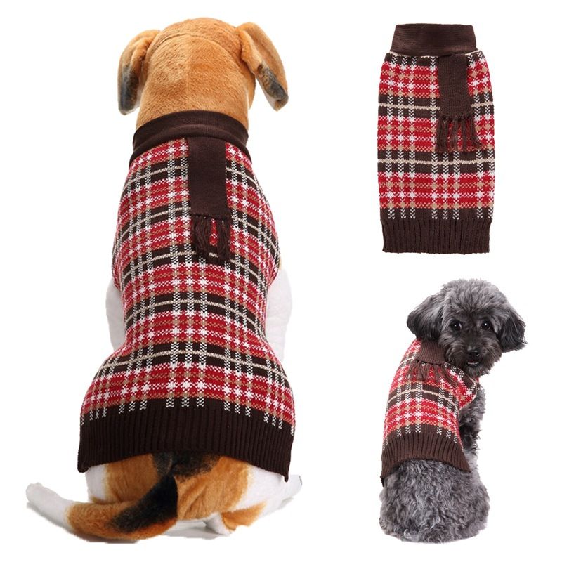 Dog Sweater Acrylic Knit Christmas Pink hanging white Bell M Size: M; Neck (cm): 28-32; Bust (cm): 38-44; Back length (cm): 26-30; Recommended pet weight (kg): 4.5 - 7.0