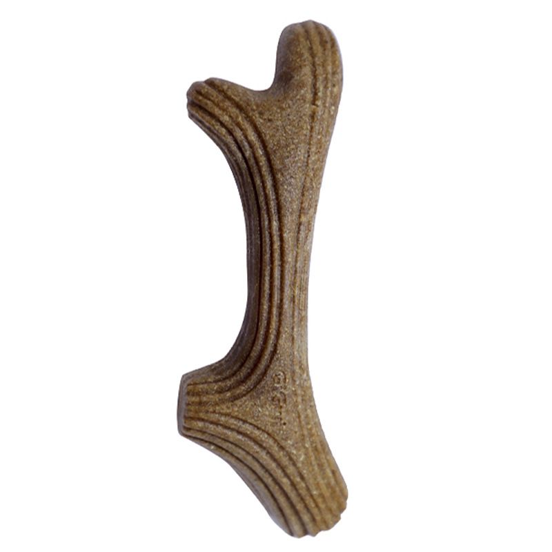 Gigwi Dog Chew Toy Wood Antler Bite Resistant Medium