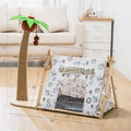 Lailey Cat Coconut Tree Climbing Frame Sisal Post Coconut Tree Tent Nest-Small Tower