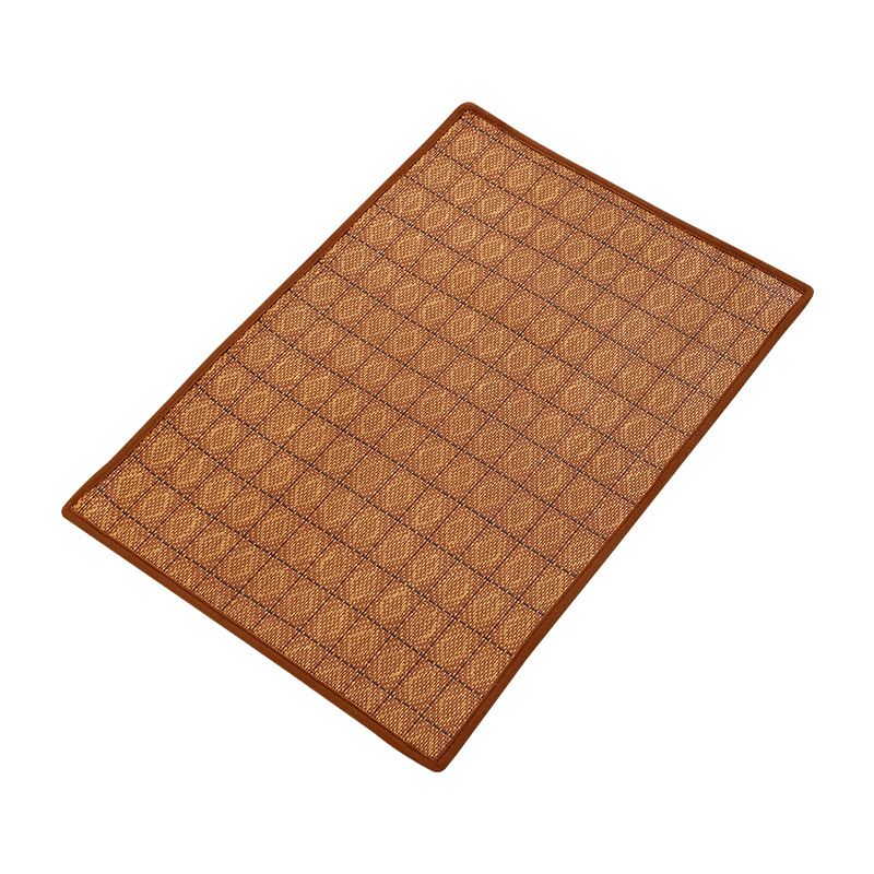 Cute Rattan Pet Cooling Mat Dog Cat With fixed strap 105*75cm