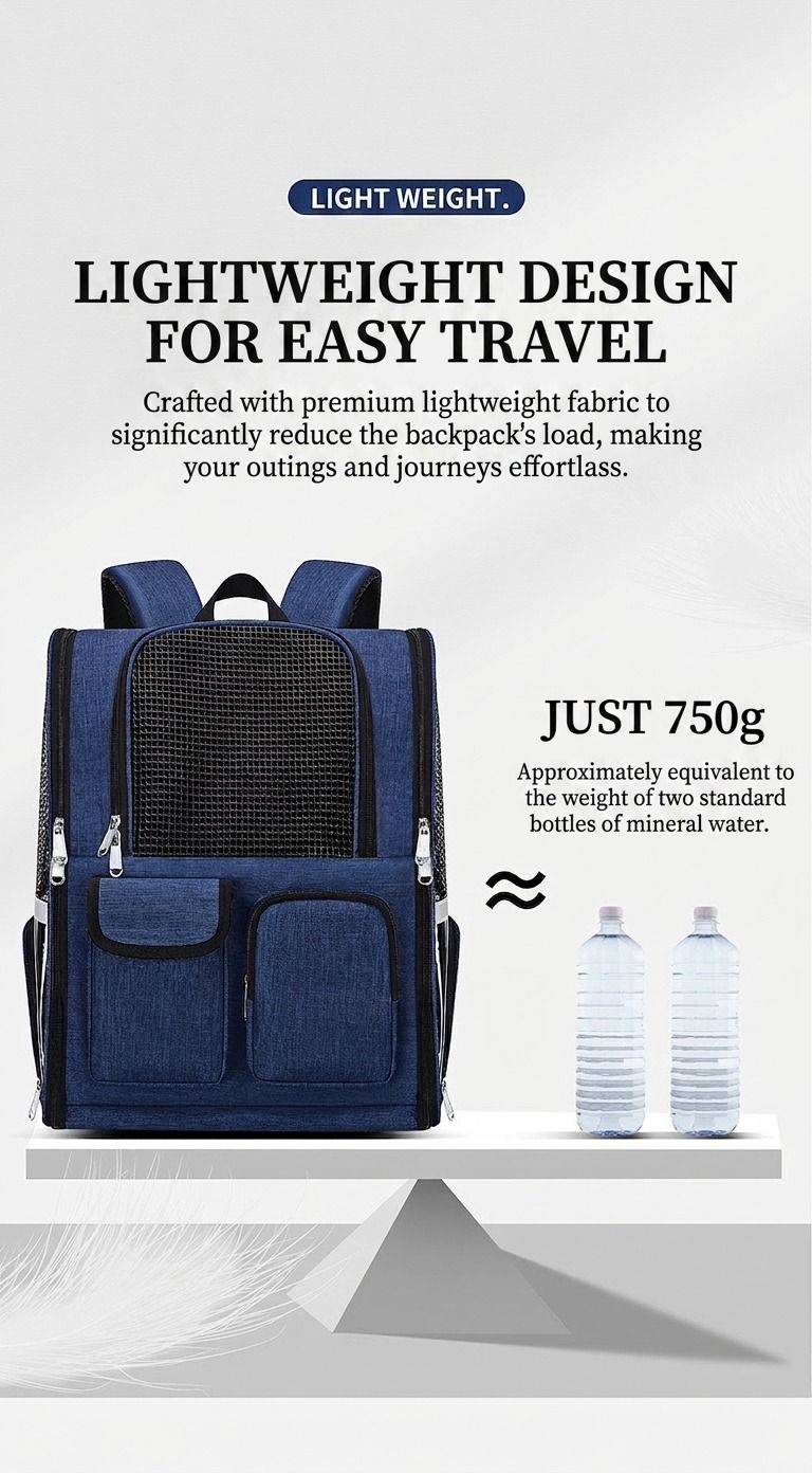 Pet Carrier Backpack for Travel, Hiking, and Vet Visits – Breathable Mesh Design with Reflective Safety Strips, Ideal for Cats and Small Dogs, Hands-Free Convenience for Outdoor Adventures (Rose)