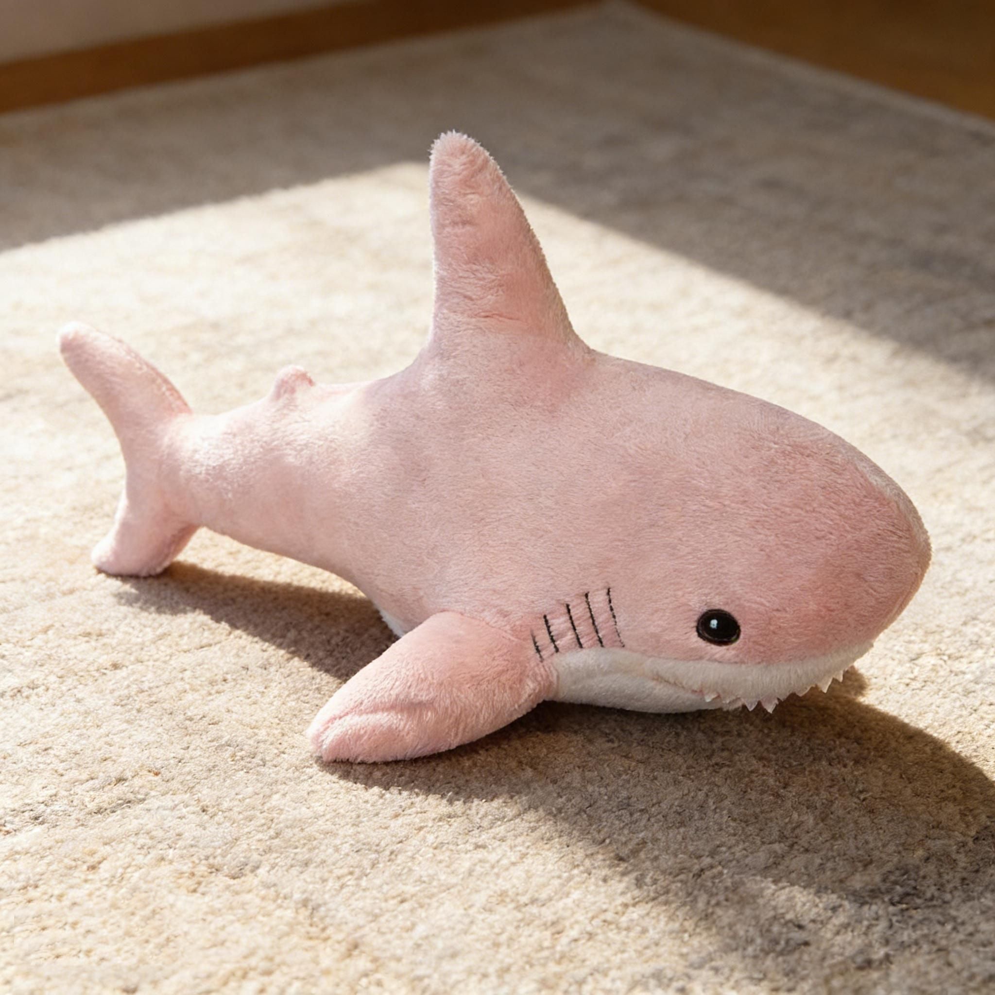 Adorable Shark Plush Toy for Pets and Kids – Soft, Cuddly Stuffed Animal Pillow in Multiple Colors, Perfect as a Couch Decor, Companion for Dogs, or Festival Gift (Blue)