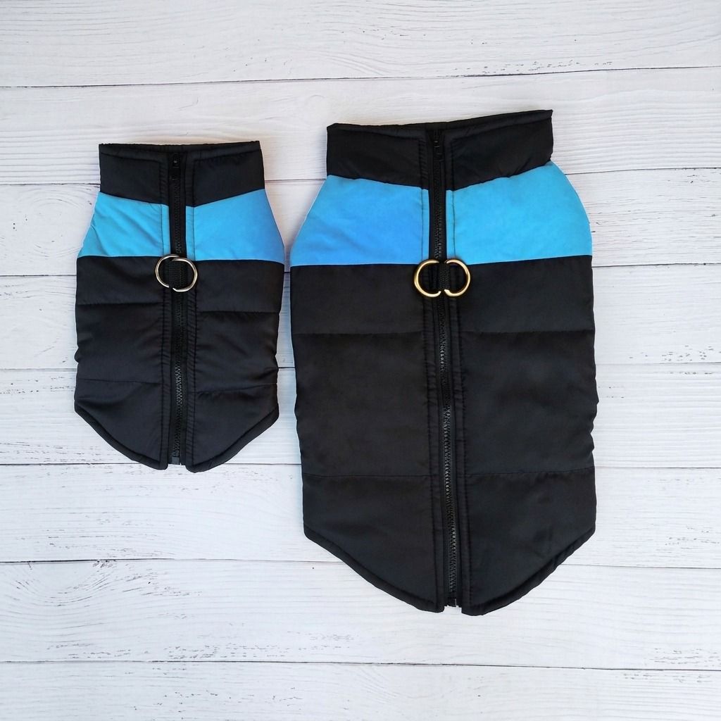 Waterproof Winter Dog Ski Jacket - Windproof Padded Coat (XL, Orange-Red)
