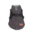 Premium Winter Dog Coat with Built-in Harness, Water-Resistant Puffer Vest for Small & Medium Breeds, Reflective Safety Straps, and Fleece Lining for Warmth and Outdoor Adventures (XL, Brown)