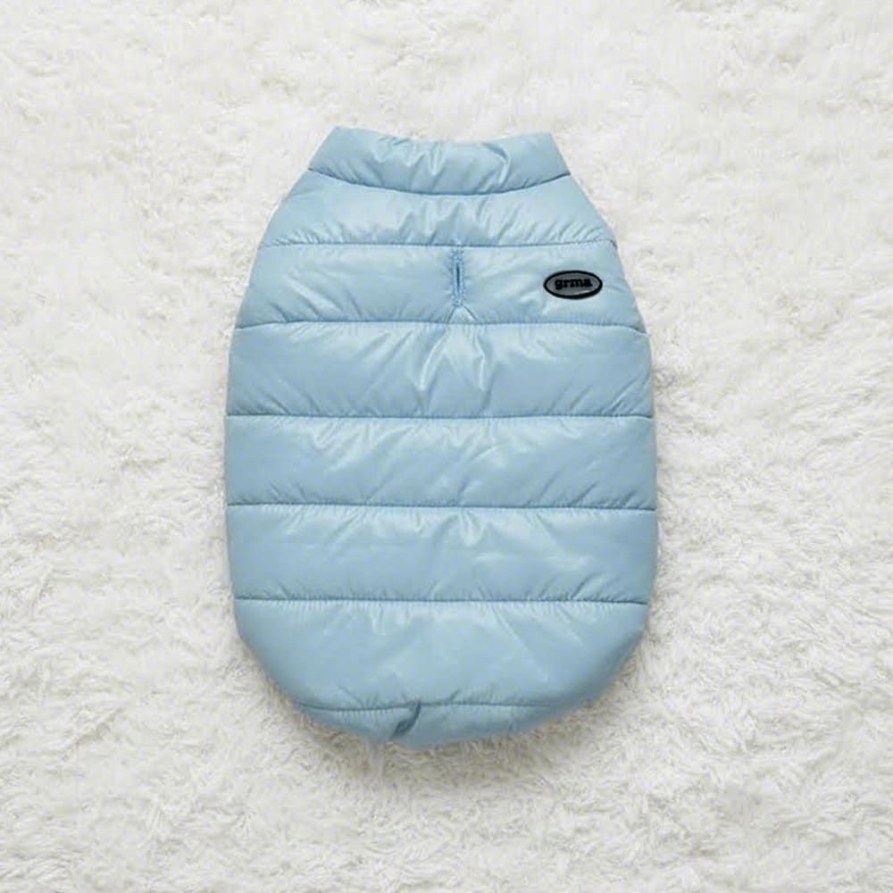 Winter Warm Quilted Vest for Small Pets – Water-Resistant, Fleece-Lined, Easy-On Design with Leash Hole for Indoor and Outdoor Use (M, Beige)
