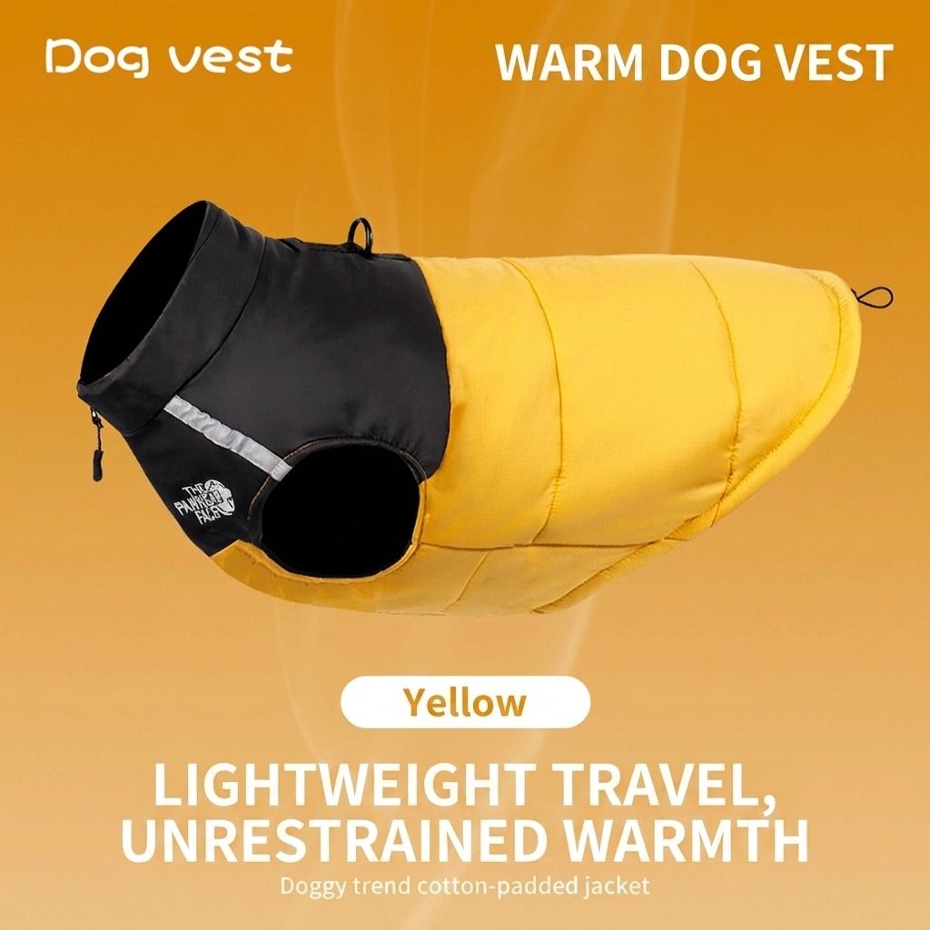 Keep Your Pup Cozy and Visible This Winter – Waterproof, Insulated Dog Coat with Reflective Strips, Front Zipper, D-Ring Leash Attachment, and Adjustable Fit for Daily Walks and Outdoor Adventures (2XL, Grey)