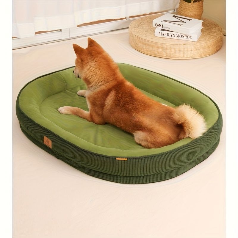 Pet Bed Dog Bed Cat Bed All-Season Washable Dog Bed Small Dog Bed Medium Dog - Gray - Size M60-50-12