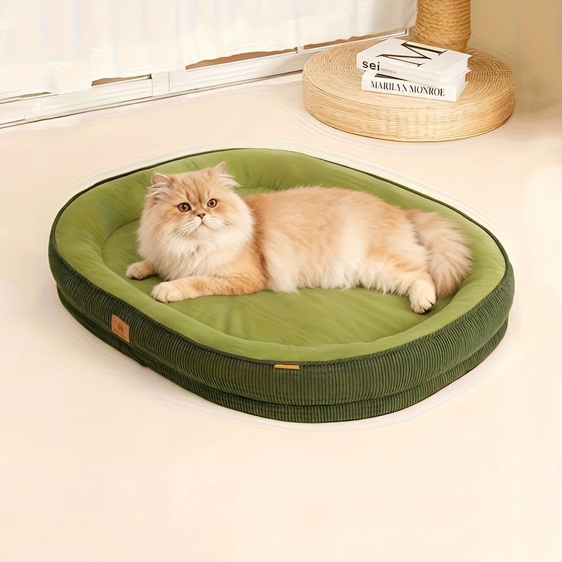 Pet Bed Dog Bed Cat Bed All-Season Washable Dog Bed Small Dog Bed Medium Dog - Gray - Size S50-40-12