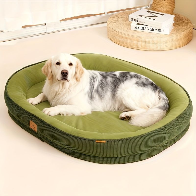 Pet Bed Dog Bed Cat Bed All-Season Washable Dog Bed Small Dog Bed Medium Dog - Gray - Size S50-40-12