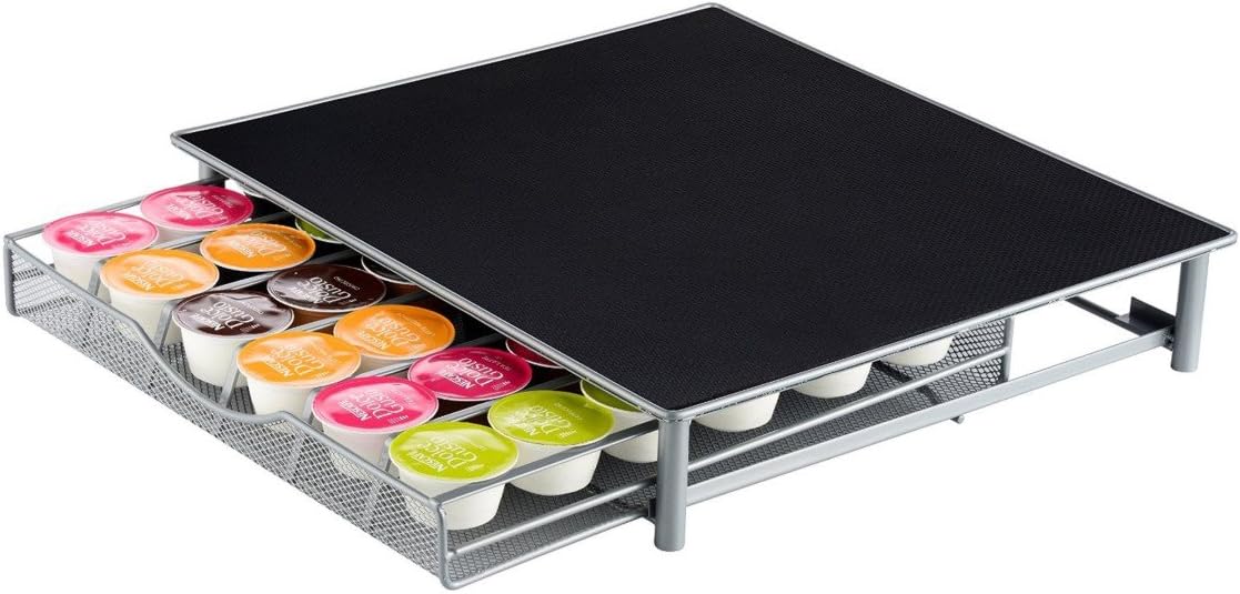CARLA HOME K-Cup Coffee Pod Drawer for 36 Coffee Pods Storage for Home Kitchen Counter Organizer