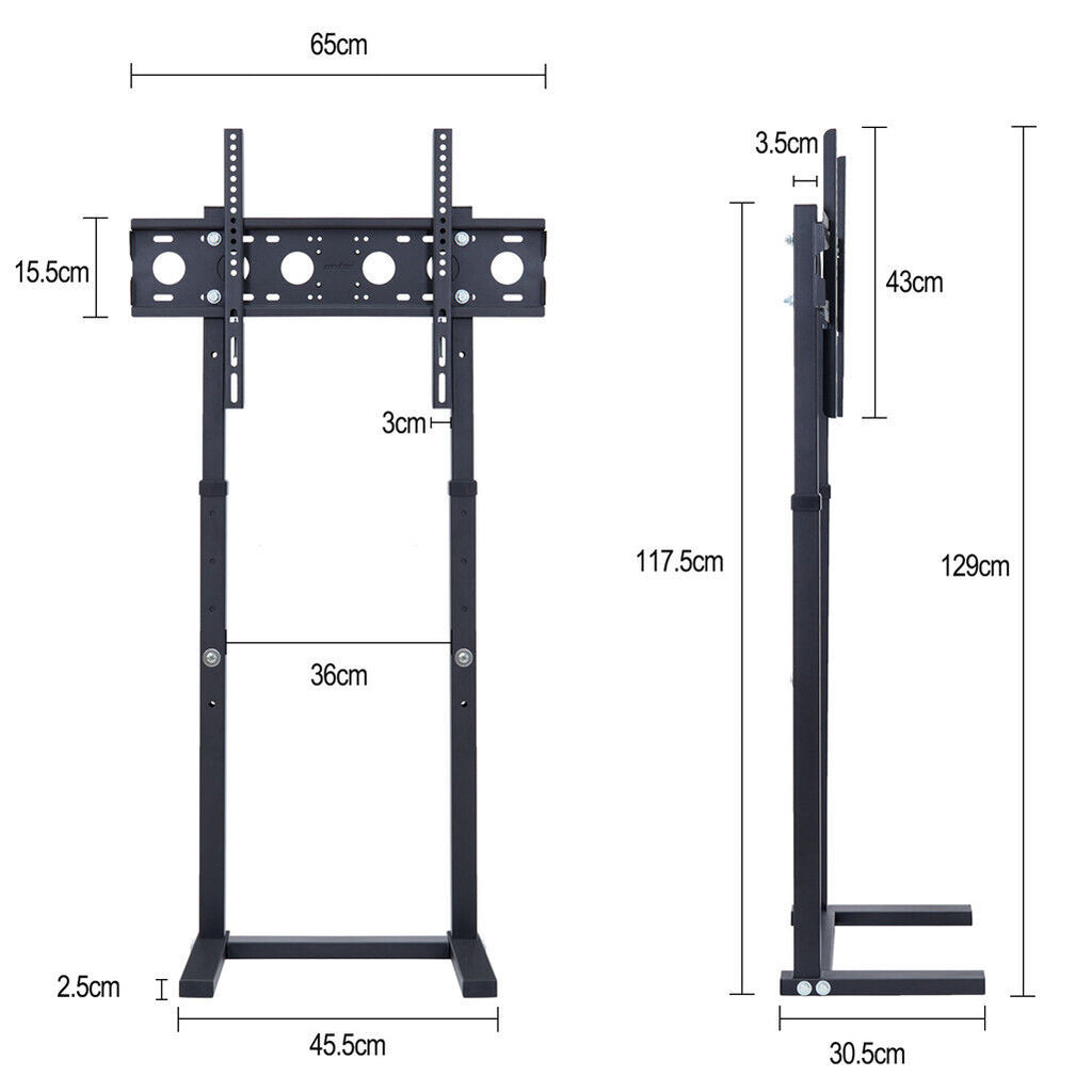 TV Stand Base Mount Bracket Swivel for 32-65 LED LCD Screen