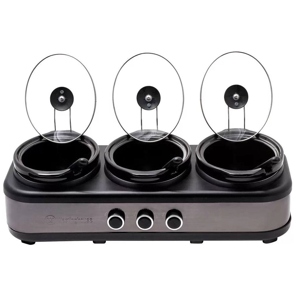 Westinghouse Slow Cooker Ceramic Pots 3 x 2.5L