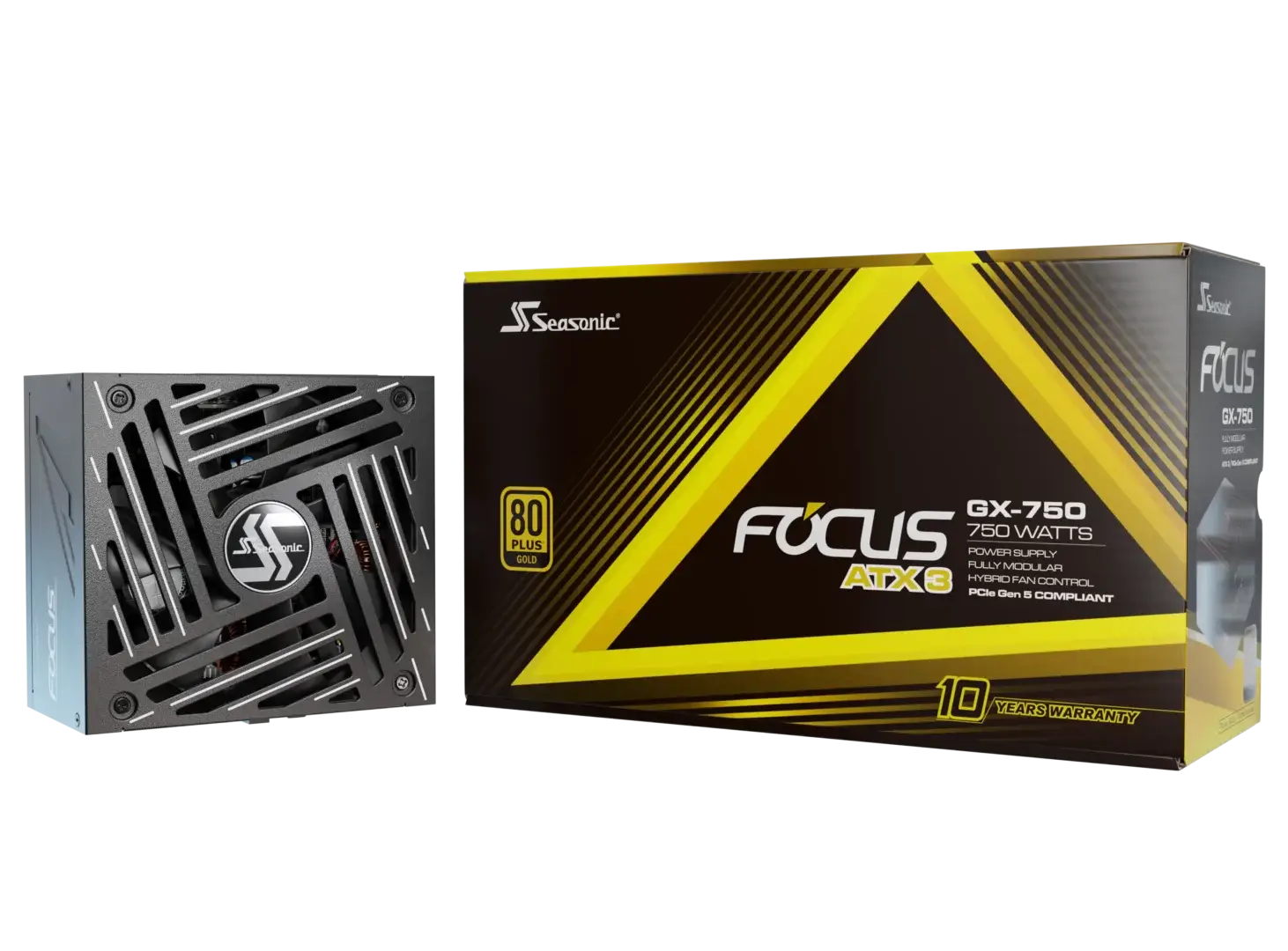 Seasonic 750W Focus GX-750 V4 Fully-Modular 80 PLUS Gold ATX3.1/PCIe 5.1 PSU SRP-FGX751-A5A32SF