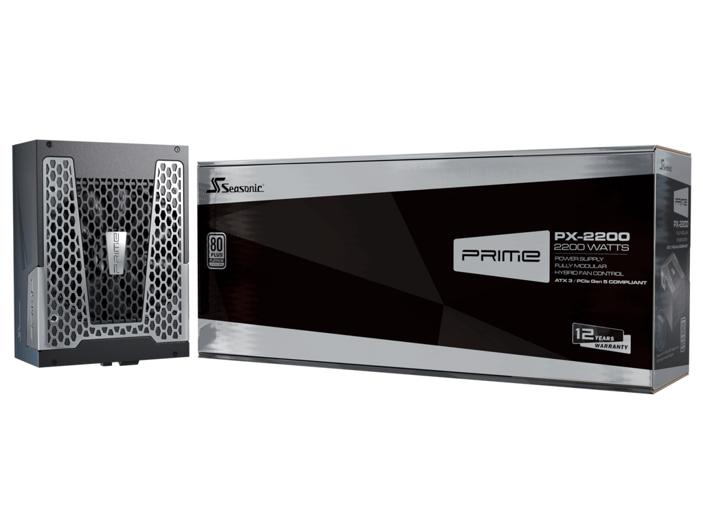 Seasonic 2200W Prime PX-2200 Fully-Modular 80 PLUS PLATINUM ATX3.1/PCIe 5.1 PSU