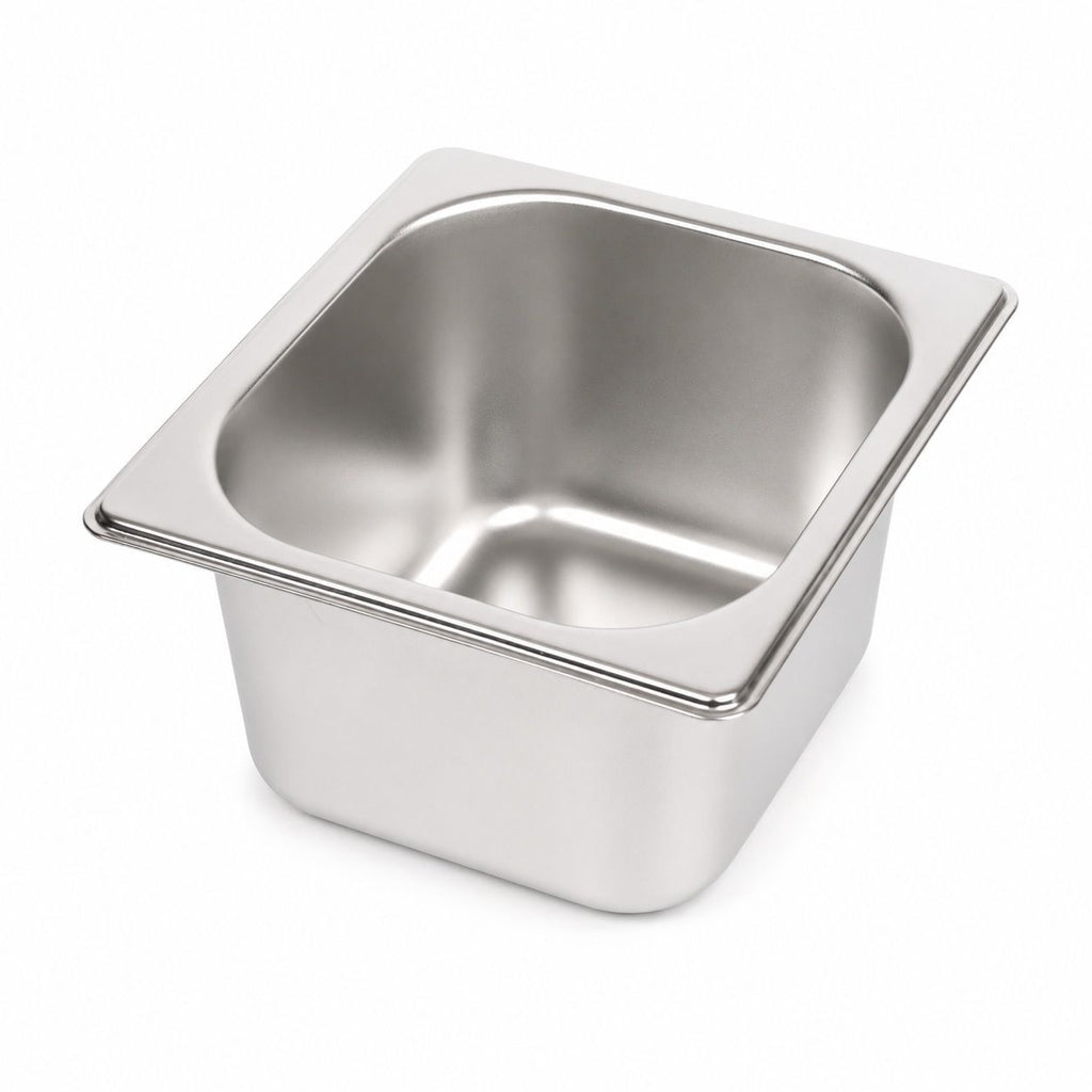 Commercial Stainless Steel GN 1/6 100mm Deep Gastronorm Bain Marie Buffet Steam Table Food Pan with Lid
