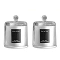 2Pcs Smokeless Glass Aromatherapy Candles Scented Gift Set for Relaxation - Freesia
