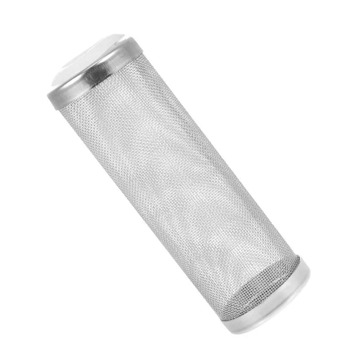 4x Stainless Steel Shrimp Filter Guard Aquarium Intake Protector Fish Safe Mesh - Black-4PCS (16mm)
