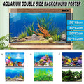 Aquarium Background Fish Tank Wallpaper Double Sided Decoration Sticker Paper - J-50cmx102cm