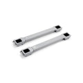 2pcs Adjustable Refrigerator Washing Machine Base Stand Movable Support Shelf - Grooved