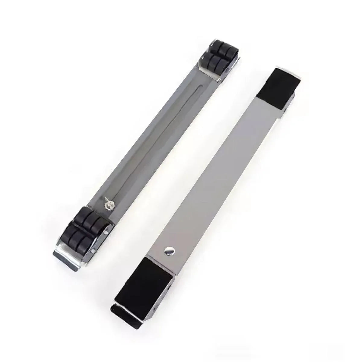 2pcs Adjustable Refrigerator Washing Machine Base Stand Movable Support Shelf - Grooved