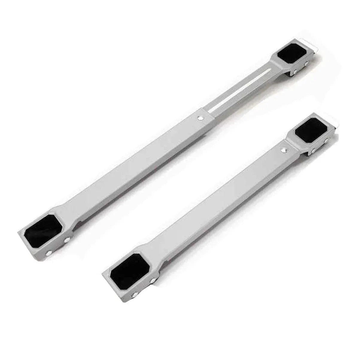 2pcs Adjustable Refrigerator Washing Machine Base Stand Movable Support Shelf - Grooved