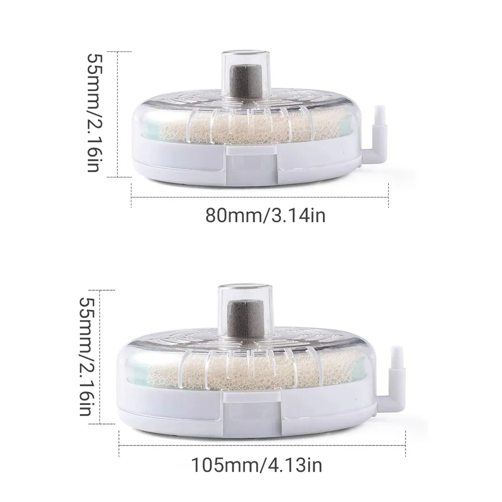 Aquarium Filter Special Mini Small Tank Filter Circle for Freshwater or Marine - 10cm Filter
