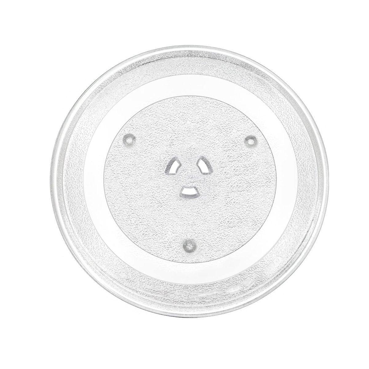 Microwave Glass Turntable Replacement Plate Y Type Coupler Fit in 3 Sizes - 245mm