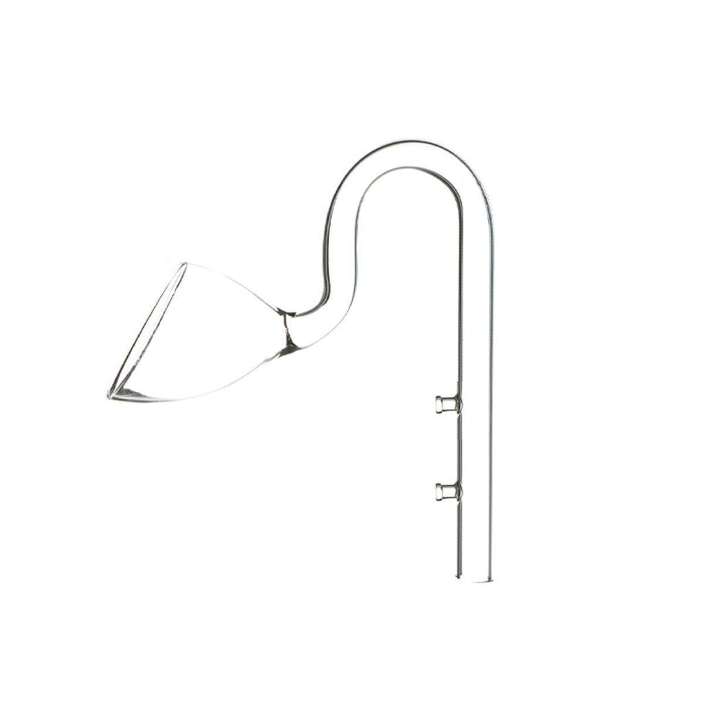 Aquarium Glass Inlet Outlet Pipe Fish Tank Filter Oil Film Remover Plant Holder - Lily inlet-16mm