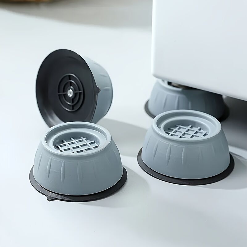 4-Pack Anti-Vibration Washing Machine Pads – Shock Absorbing & Non-Slip Appliance Feet