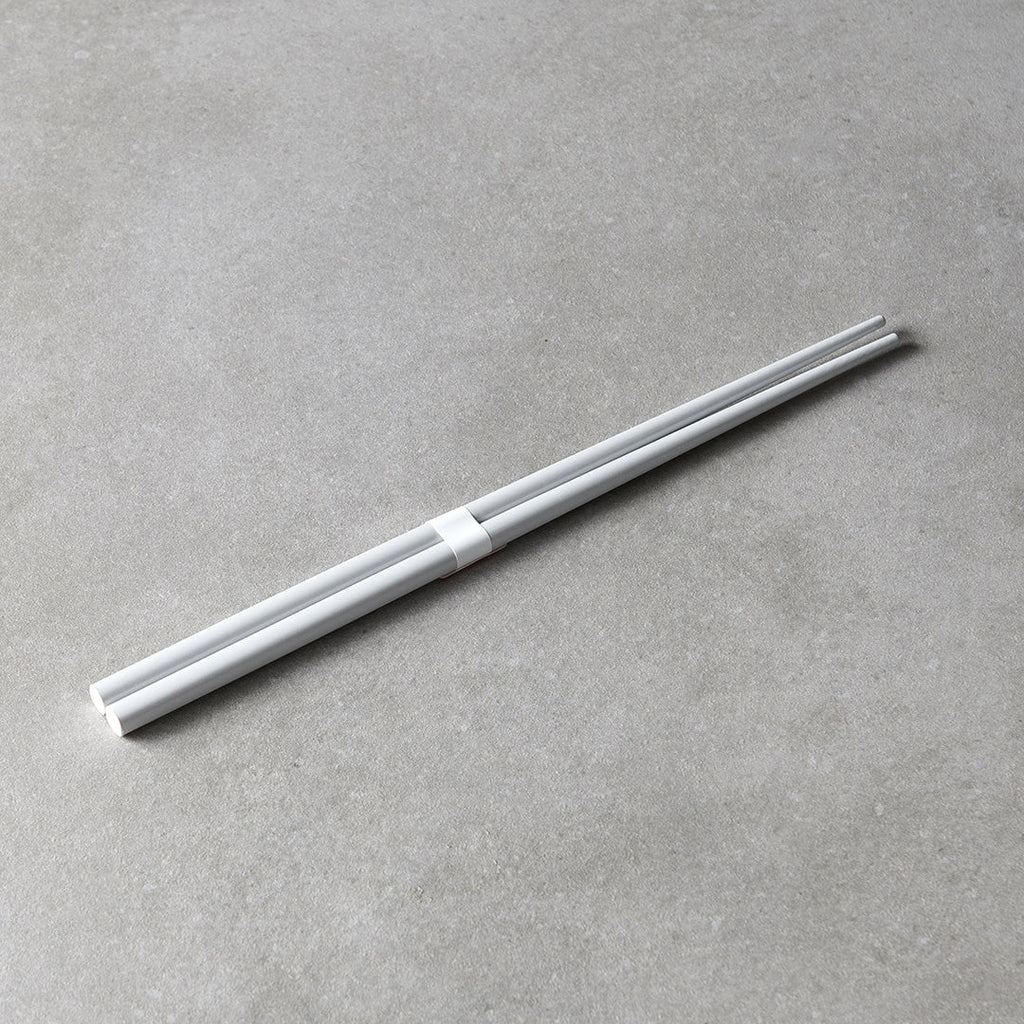 Chopsticks Lacquered Grey & White