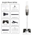 Cordless 2-in-1 Handheld & Stick Vacuum Cleaner with Detachable Water Tank & Dust Mite Remover(white)