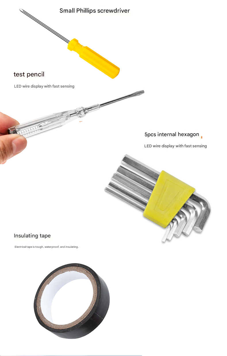 Green 12 Piece Set -Multi-Purpose Home & Car Tool Kit -  Durable Blow-Molded Case, Utility Knife, Tape Measure, Pliers, Hammer, Screwdrivers, Allen Keys - Compact Emergency Repair Set for DIY and Auto Maintenance