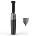 Black Mini Portable Car Vacuum Cleaner - 120W Strong Suction, Handheld Wireless, Lightweight 300g, Wet and Dry Use, for Car Interior, Home, Office, and Travel