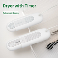 USB Powered Telescopic Shoe Dryer with 3 Level Timer and Multi Airflow Hole, Adjustable for EU Shoe Size 28-45, Electric Portable Footwear Deodoriser and Warmer for Sneakers Boots Socks Gloves Drying