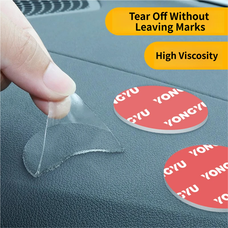 Red Compact 360° Adjustable Car Heater Fan with 20PCS Removable Nano Double Sided Adhesive Pads - Fast Defrost & Demister, Dual Mode Heat & Cooling Fan, Free No Trace Mounting Kit for Car Interior and Home Use