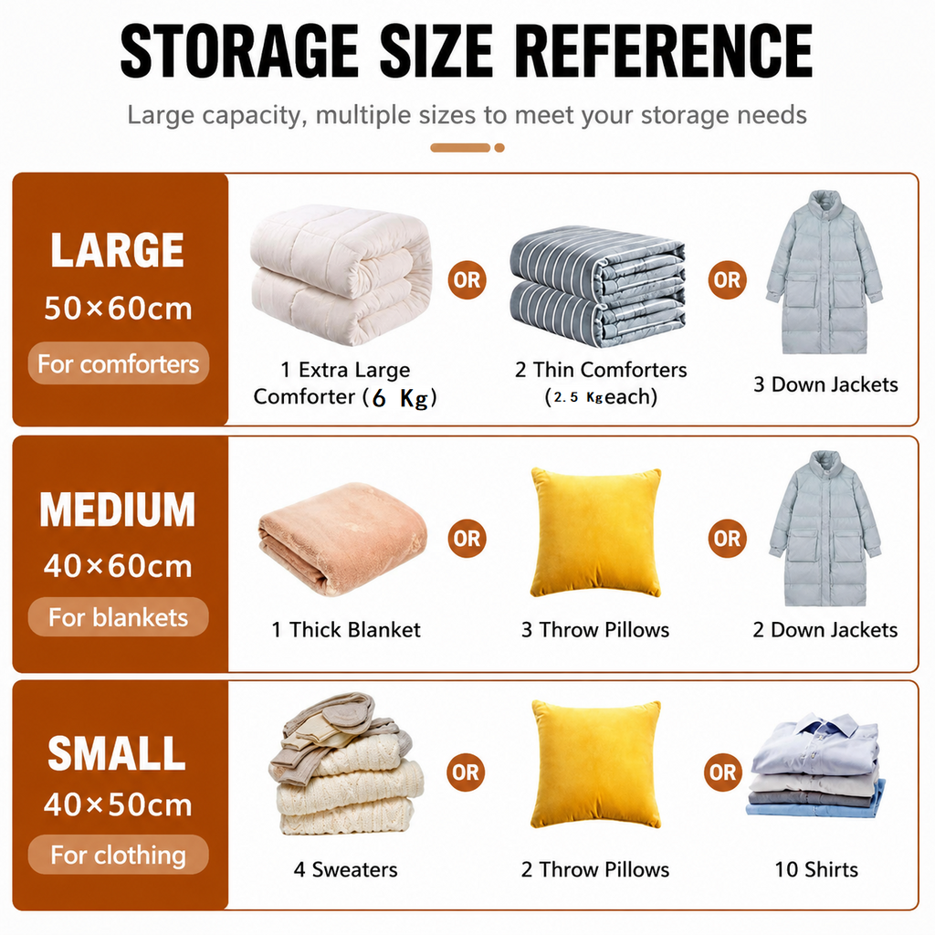 Portable Cordless Handheld Vacuum Cleaner & 9-piece Vacuum Storage Bag Set, 4-in-1 Air Duster, Vacuum Pump and Suction Cleaner with Reusable Compression Bags for Home and Travel