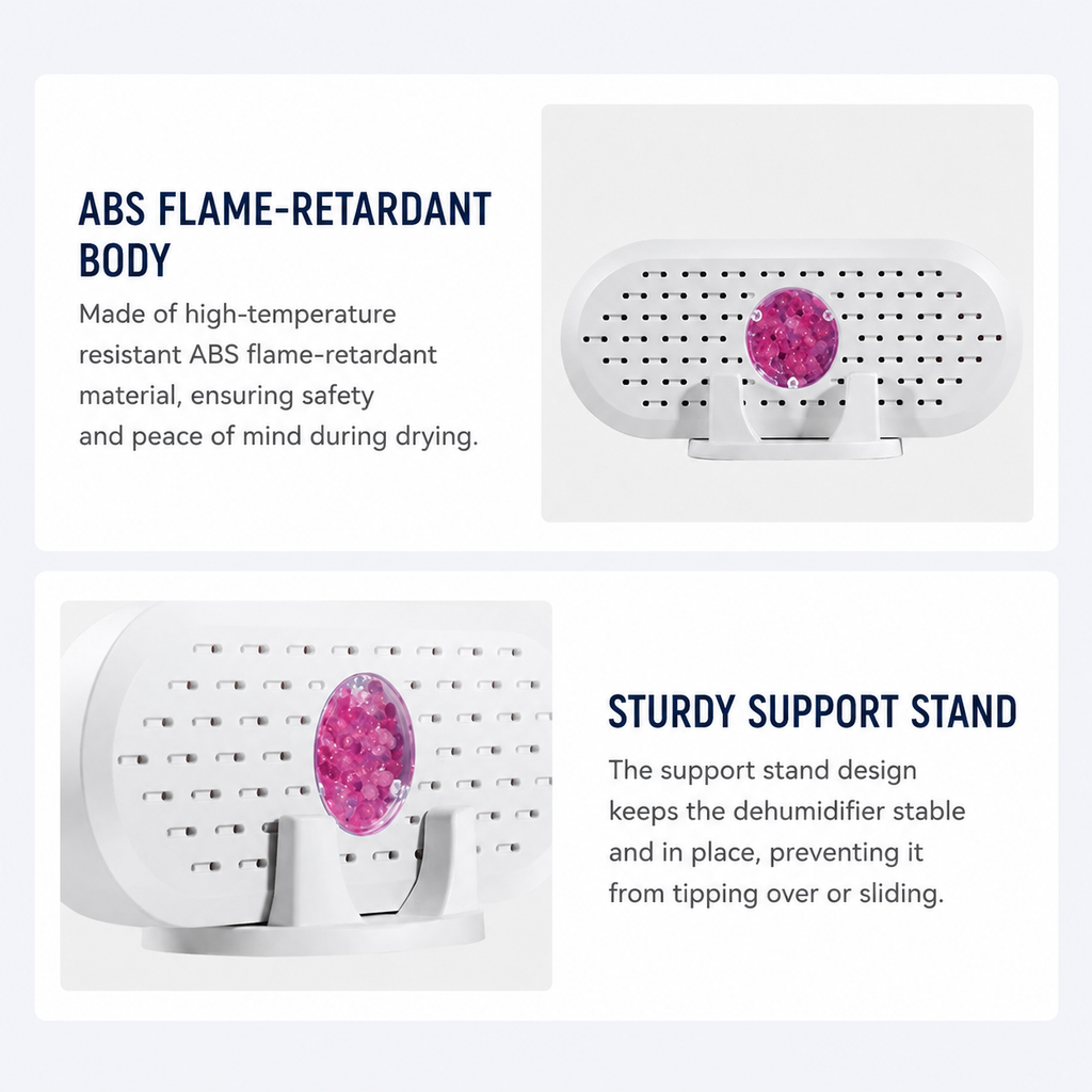 Mini Rechargeable Dehumidifier Wardrobe Closet Moisture Absorber Anti Mould