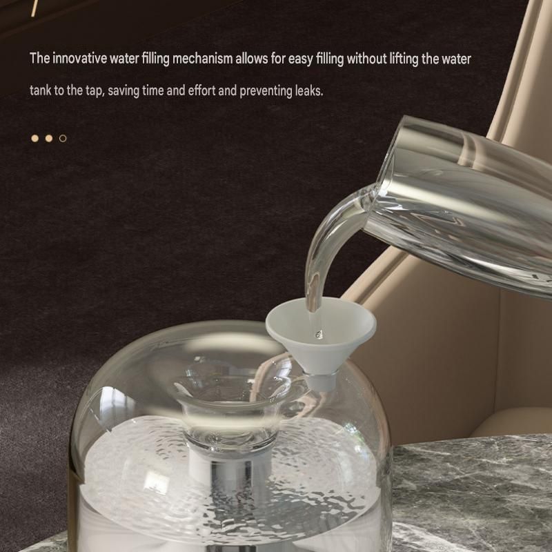 2-piece Bedroom Atmosphere Bundle –White Ultrasonic Aroma diffuser Humidifier & Dreamy Butterfly and Marine Life Series Projector Night Light for Relaxing Home Decor, Perfect Gift for Her